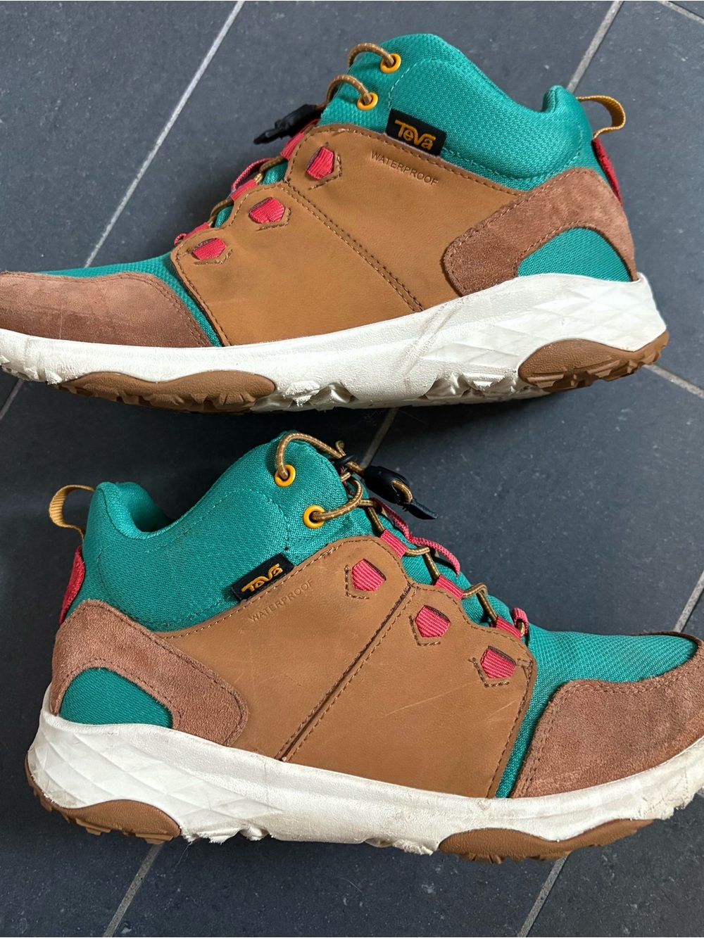 Teva Kids Brown, Teal & Orange Trail Sneakers
